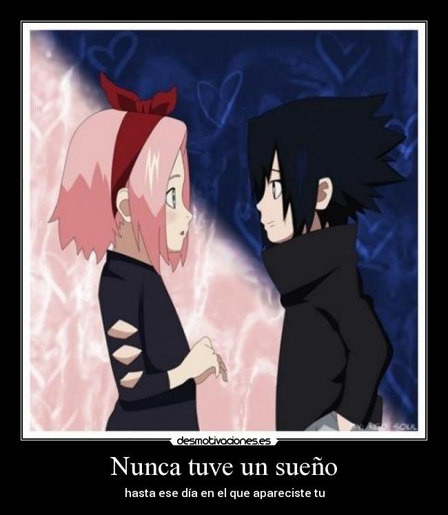 carteles sasusaku sakura sasuke desmotivaciones