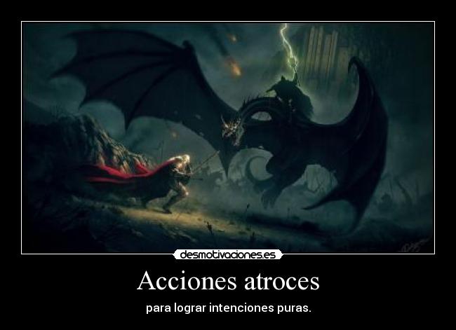 Acciones atroces -