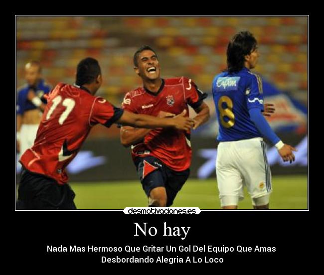 No hay -
