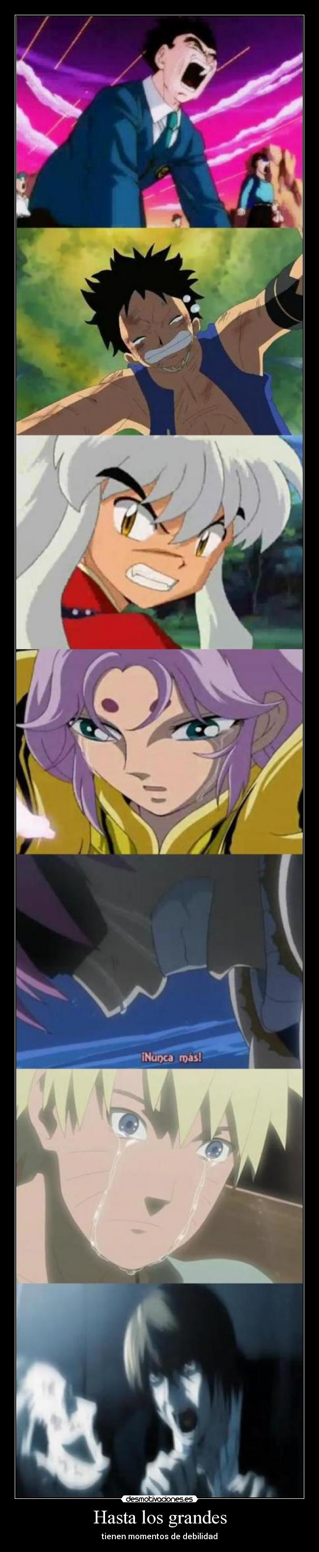 Hasta los grandes - tienen momentos de debilidad