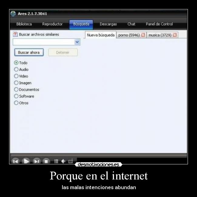 Porque en el internet - las malas intenciones abundan