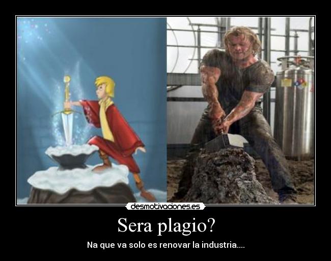 Sera plagio? - Na que va solo es renovar la industria....