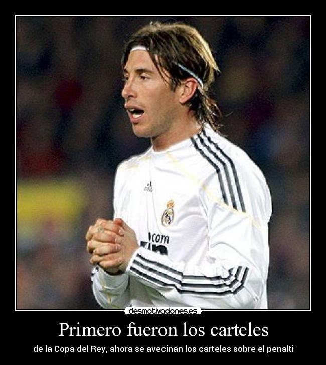 Primero fueron los carteles - de la Copa del Rey, ahora se avecinan los carteles sobre el penalti