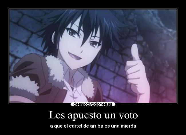 carteles shakugan shana anime harukaze desmotivaciones