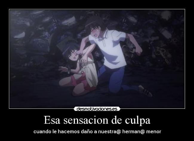 Esa sensacion de culpa -