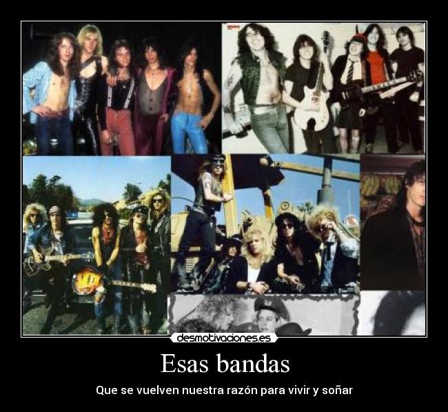 Esas bandas -