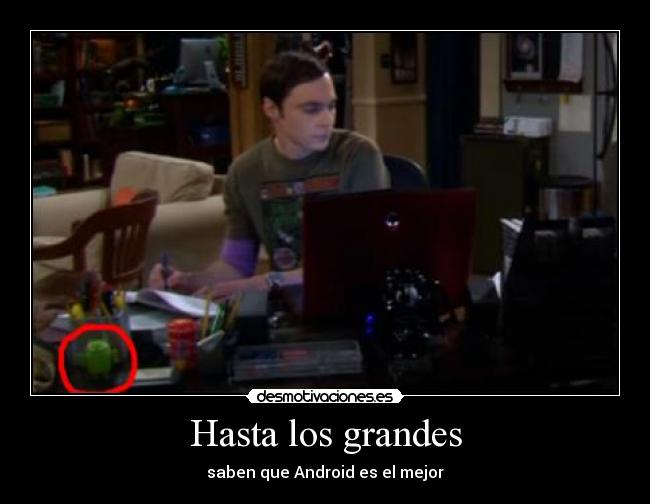 carteles big bang theory sheldon cooper android mejor desmotivaciones