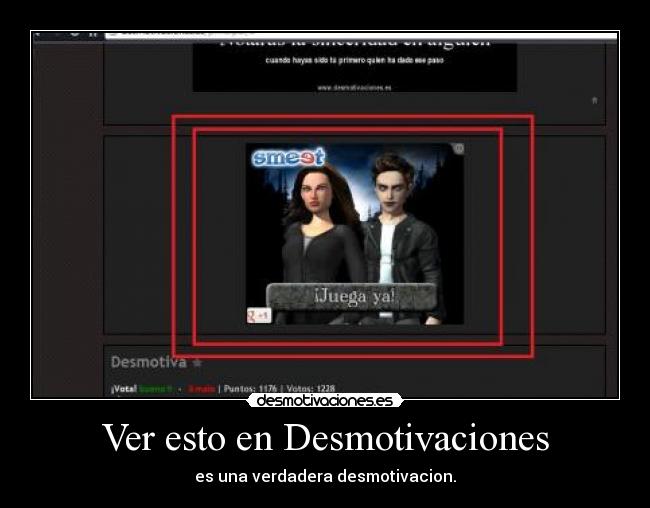 Ver esto en Desmotivaciones - es una verdadera desmotivacion.