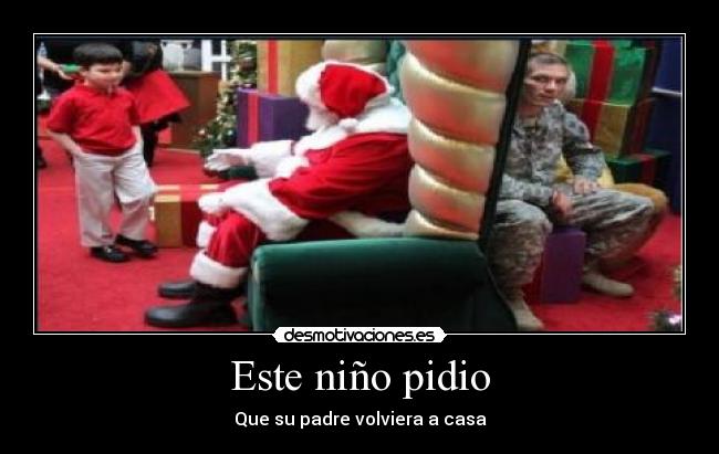 Este niño pidio -