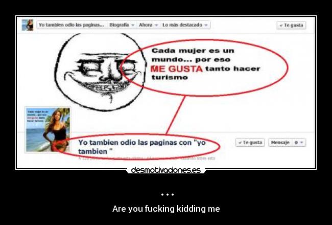 ... - Are you fucking kidding me