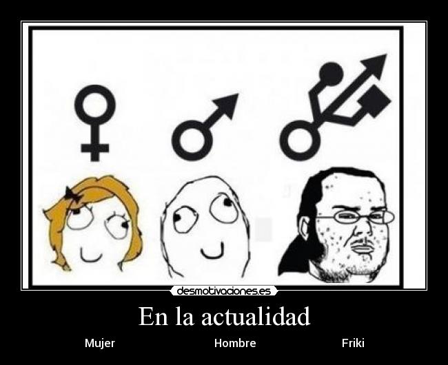 En la actualidad - Mujer Hombre Friki