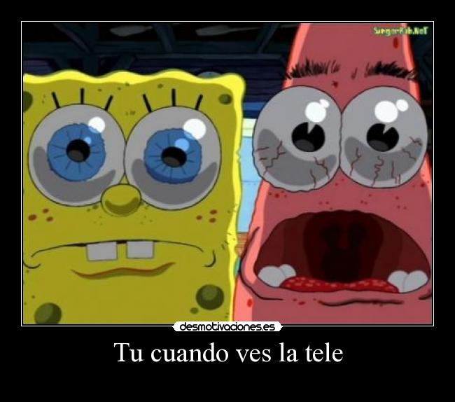 carteles bob esponja desmotivaciones