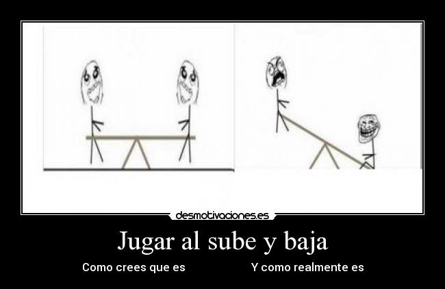 Jugar al sube y baja - 