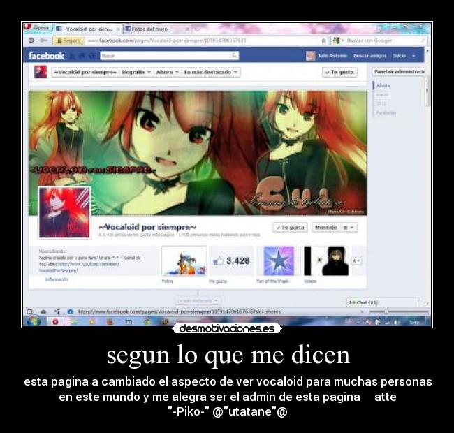 segun lo que me dicen -