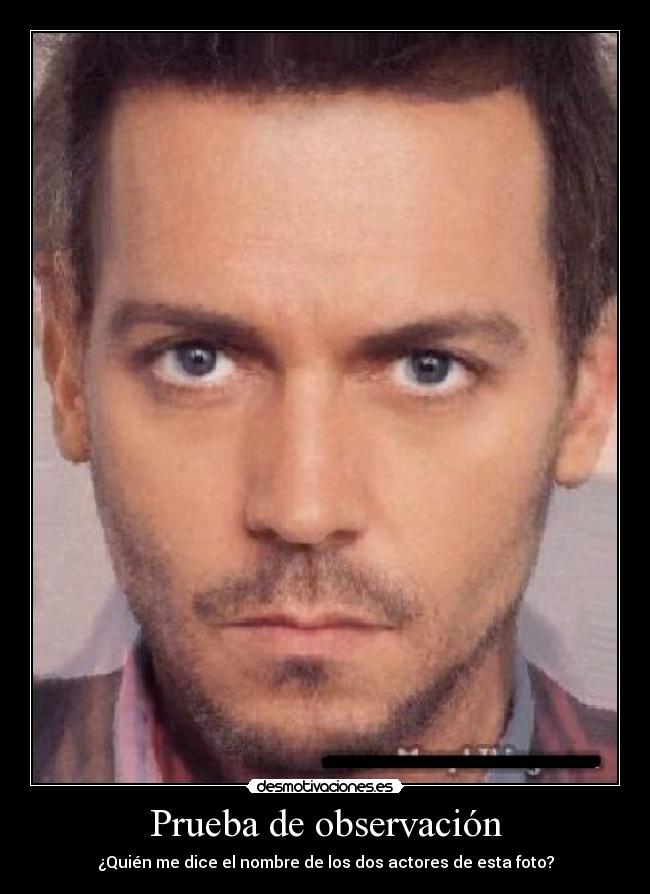 Prueba de observación - ¿Quién me dice el nombre de los dos actores de esta foto?