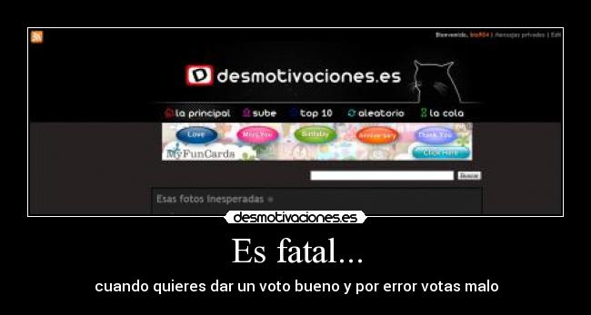 Es fatal... - 