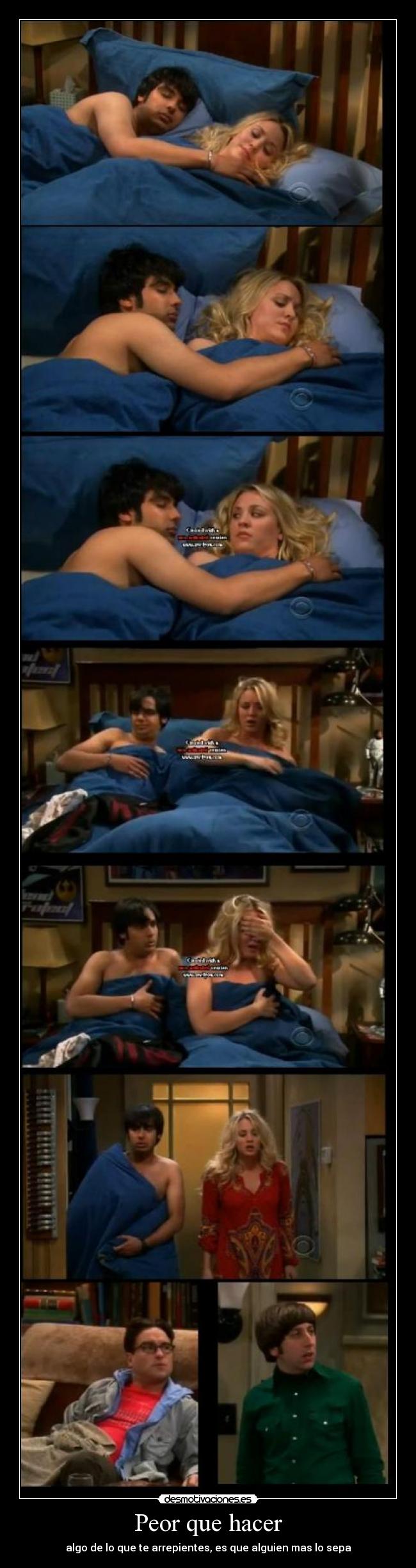 Peor que hacer - algo de lo que te arrepientes, es que alguien mas lo sepa