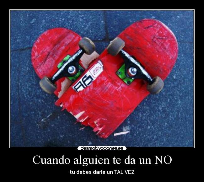 Cuando alguien te da un NO -