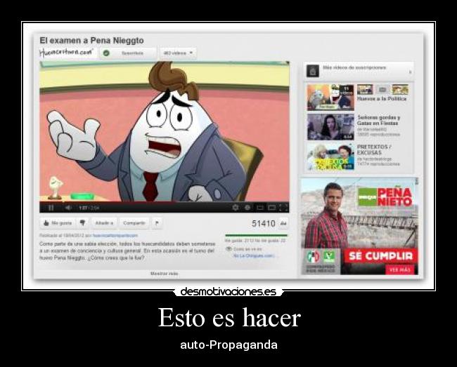 Esto es hacer - auto-Propaganda