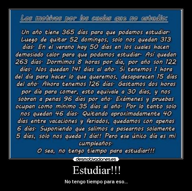 carteles estudio desmotivaciones