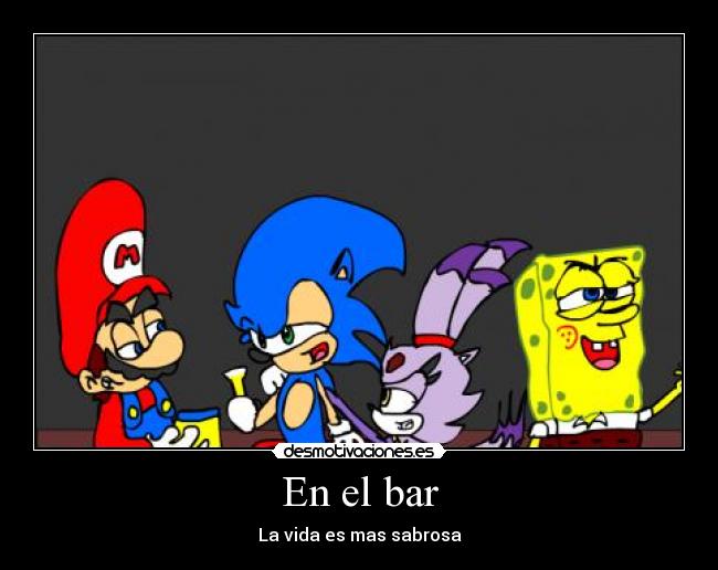 En el bar - La vida es mas sabrosa