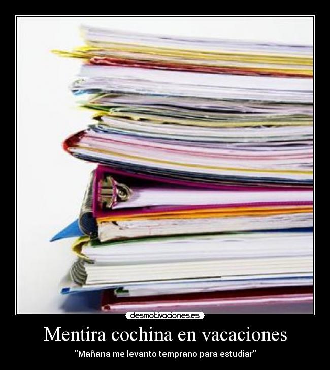 Mentira cochina en vacaciones -