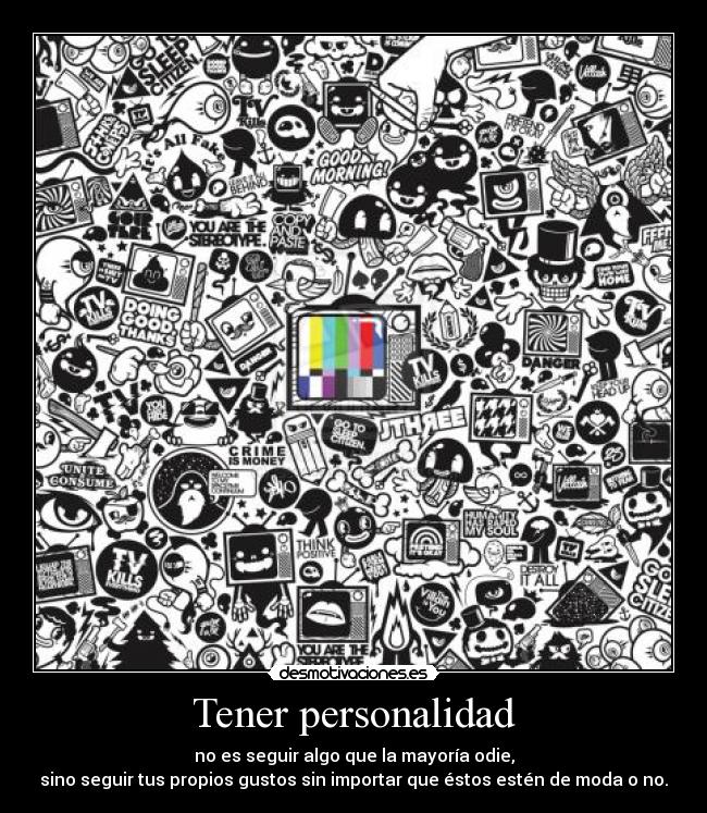 Tener personalidad - 