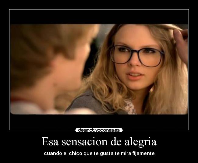Esa sensacion de alegria - 