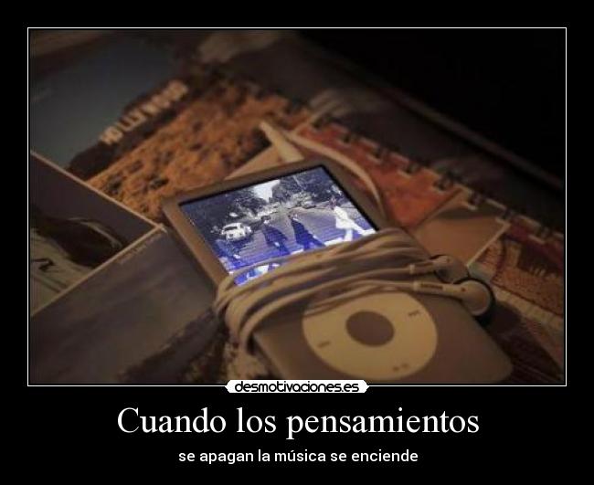 Cuando los pensamientos -