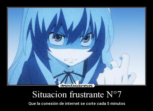 carteles toradora anime harukaze dan ganas destruir router desmotivaciones