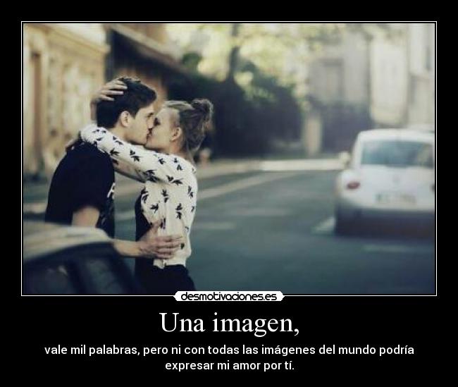 Una imagen, -