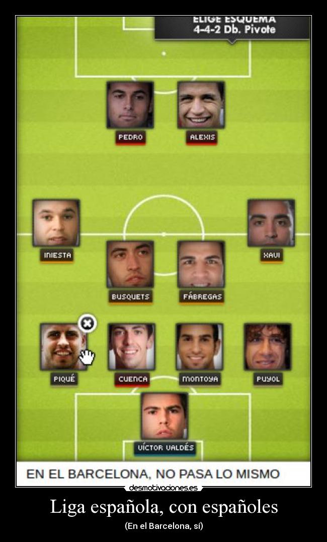 carteles espanola liga espanola bbva barca barcelona desmotivaciones