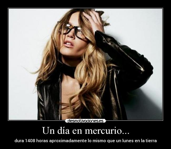 Un día en mercurio... - 