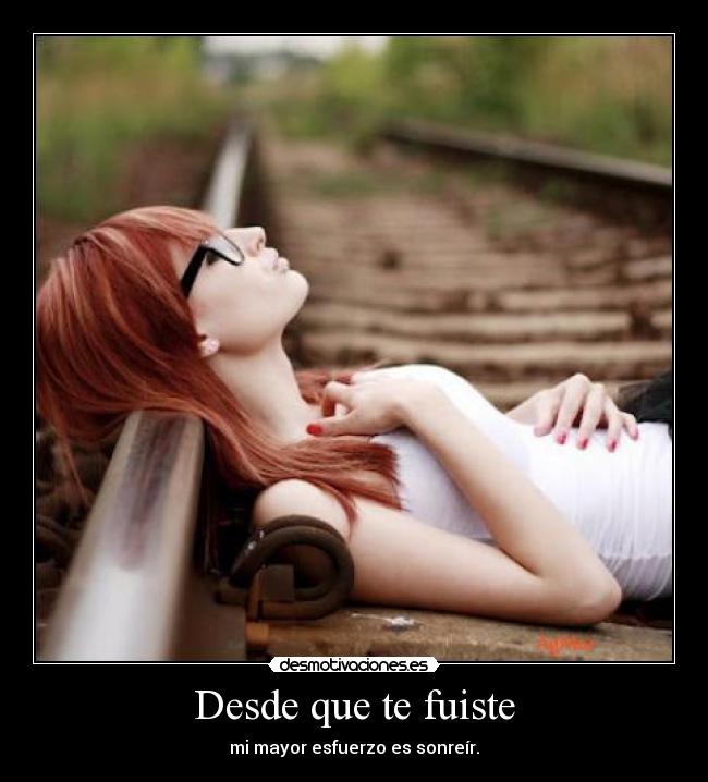 Desde que te fuiste - 