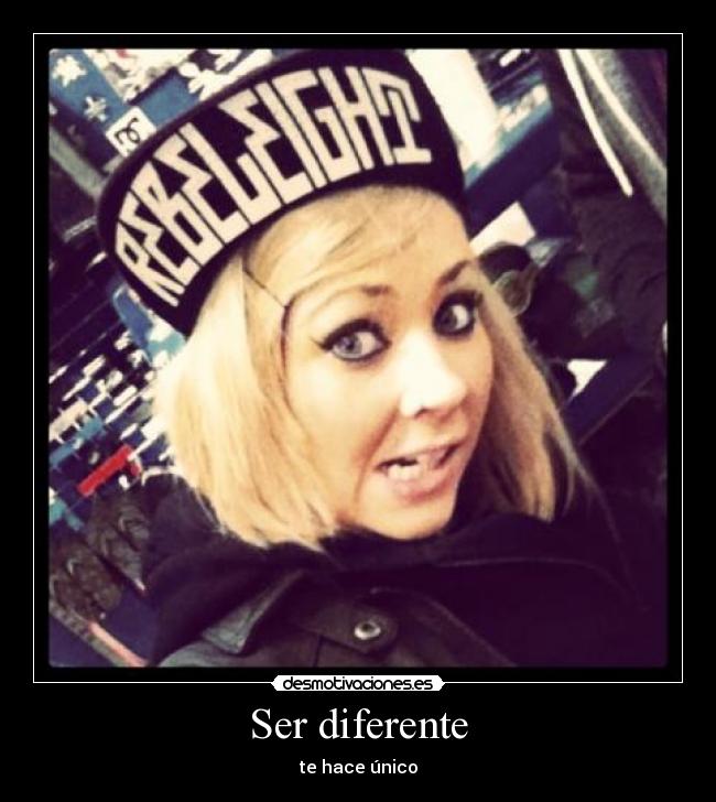 Ser diferente - te hace único
