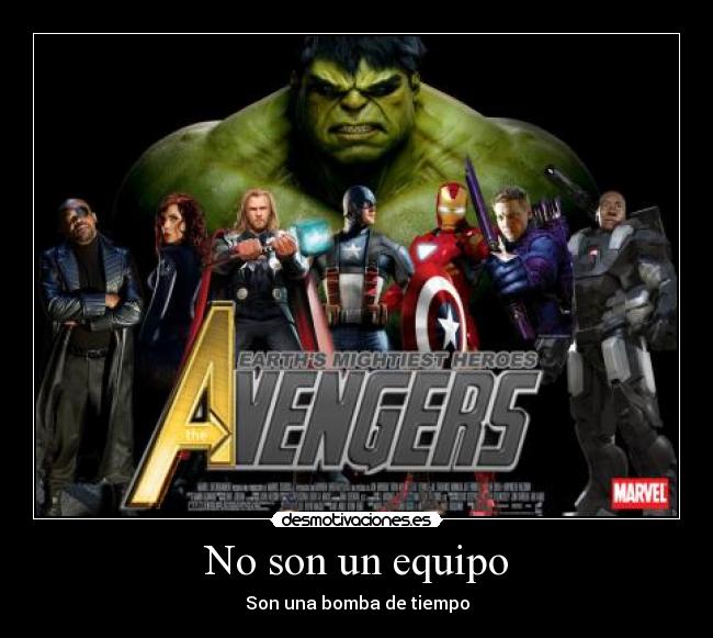 No son un equipo - Son una bomba de tiempo
