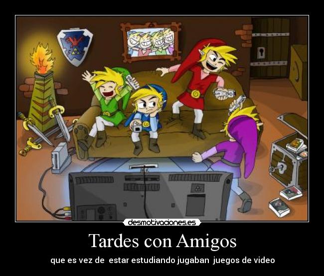 carteles amigos the legend zelda link desmotivaciones