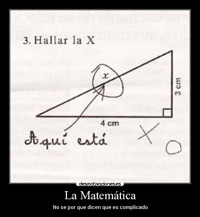 La Matemática - No se por que dicen que es complicado