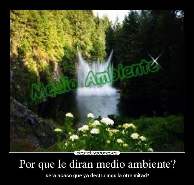 carteles medio ambiente desmotivaciones