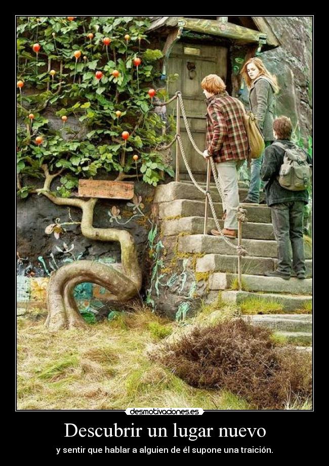 Descubrir un lugar nuevo -