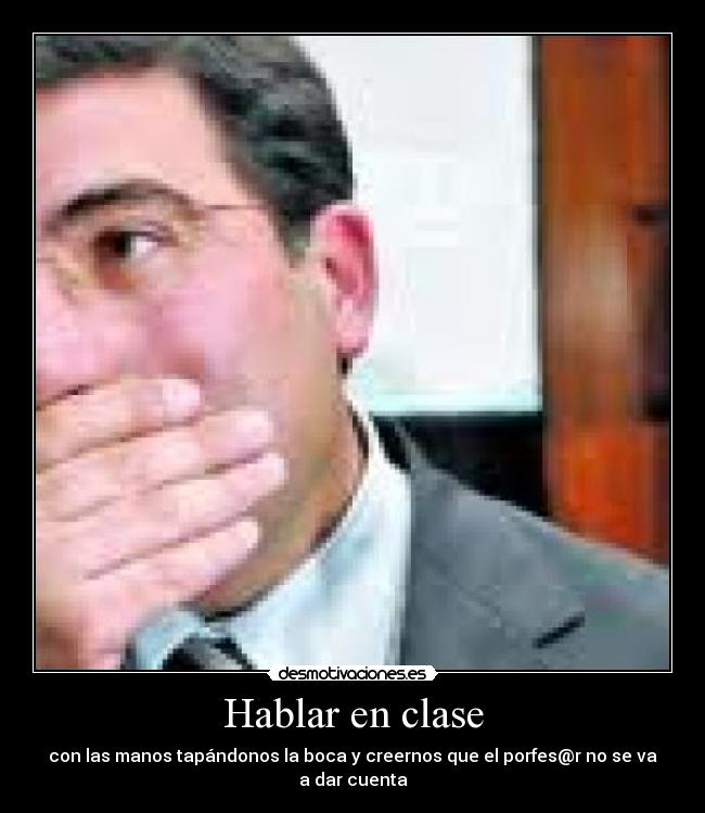 carteles creernos boca tapar profesor desmotivaciones