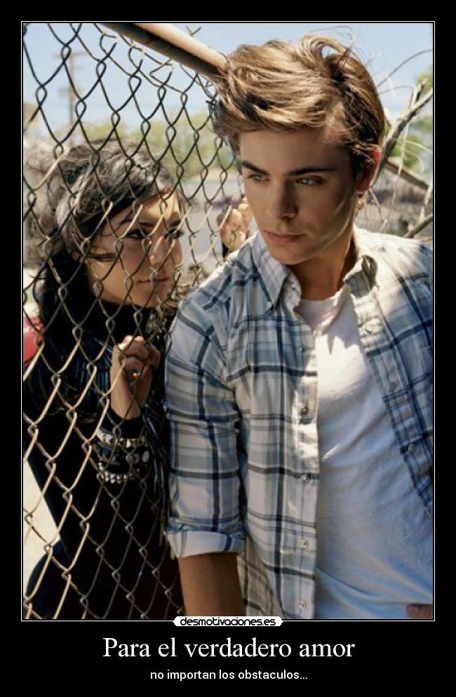 Para el verdadero amor - no importan los obstaculos...