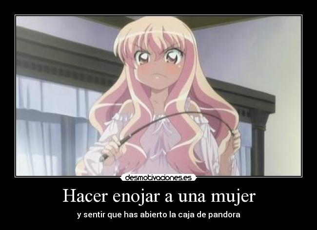 carteles mujer zero tsukaima anime harukaze louise tsundere mas tsun que hay desmotivaciones