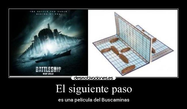 carteles paso buscaminas battle barco desmotivaciones