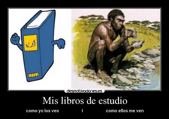 Mis libros de estudio - como yo los veo I como ellos me ven