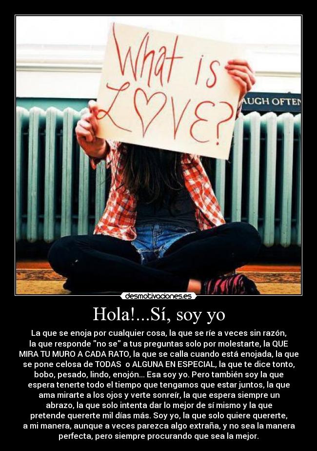 Hola!...Sí, soy yo - 