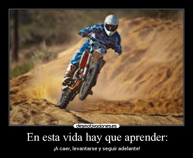 En esta vida hay que aprender: - 