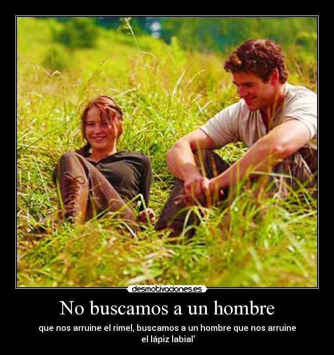 No buscamos a un hombre - que nos arruine el rimel, buscamos a un hombre que nos arruine
el lápiz labial♥