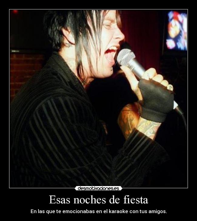 carteles fiesta the rev karaoke fiesta noche a7x desmotivaciones