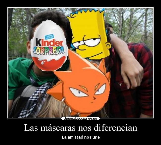 Las máscaras nos diferencian - 